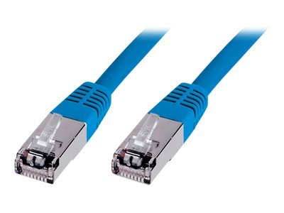 CAT 5E SF-UTP PATCH CORD PVC AWG 26/7 LENGTH 0.5 M COLOR BLUE