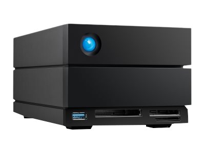LaCie 2big Dock STLG32000400 - Hard drive array - 32 TB - 2 bays (SATA-600) - HDD 16 TB x 2 - Thunderbolt 4, USB 3.2 Gen 2 (external) - with 5 years Rescue Data Recovery Service Plan