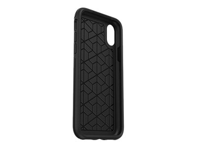 OtterBox Symmetry Series - Back cover for mobile phone - polycarbonate, synthetic rubber - black - for Apple iPhone XS