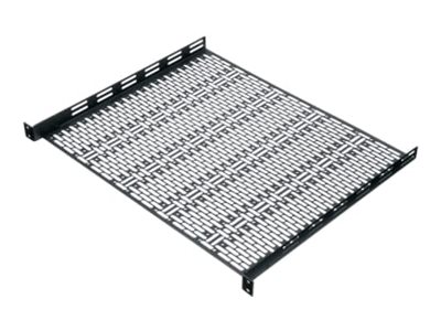 Middle Atlantic 1RU Vented Rack Mounted Shelf - Small Device Mounting Shelf - 14.5in Depth - Rack shelf - 1U