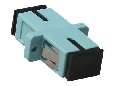 ADAPTER SC SIMPLEX OM3 FL AQUA. 1 stk