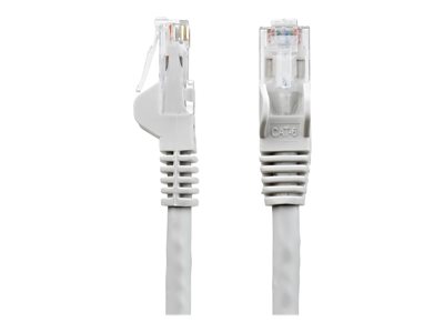 StarTech.com 100ft CAT6 Ethernet Cable, 10 Gigabit Snagless RJ45 650MHz 100W PoE Patch Cord, CAT 6 10GbE UTP Network Cable w/Strain Relief, Gray, Fluke Tested/Wiring is UL Certified/TIA - Category 6 - 24AWG (N6PATCH100GR) - Patch cable - RJ-45 (M) to RJ-45 (M) - 30.5 m - UTP - CAT 6 - snagless - grey