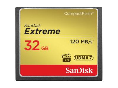 SanDisk Extreme - Flash memory card - 32 GB - 567x - CompactFlash