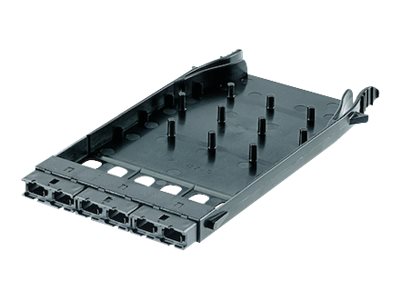 Panduit HD Flex MPO Fiber Adapter Panel - Fibre-optic splice panel adapter - MPO X 6