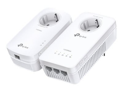 TP-Link TL-WPA8631P KIT V4 - Wi-Fi Kit - powerline adapter kit 1GbE, HomePlug AV (HPAV), HomePlug AV (HPAV) 2.0, IEEE 1901 - Wi-Fi 5, Wi-Fi 6 - Dual Band - wall-pluggable