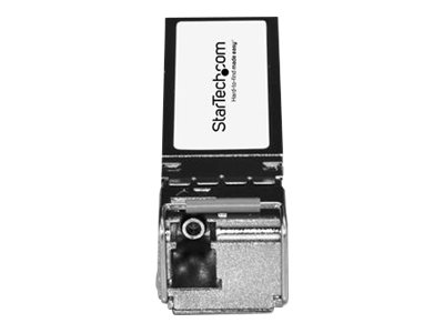 StarTech.com HPE JD094B-BX60-U Compatible SFP+ Module, 10GBASE-BX, 10 Gigabit Ethernet Bi-Directional (BiDi) Fiber Single Strand SFP+, LC 60km, HPE 5900, 12500, 5500 Mini GBIC Transceiver - Lifetime Warranty (JD094B-BX60-U-ST) - SFP+ transceiver module (equivalent to: HP JD094B-BX60-U) - 10 GigE - 10GBase-BX - LC single-mode - up to 60 km - 1270 nm / 1330 nm - for HP A5830AF, HPE 12504, 5120, 5500, 5810, 5900AF, 5920AF, FlexFabric 1.92, 11908, 12902