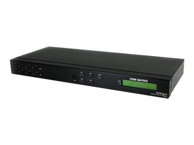 StarTech.com 4x4 HDMI Matrix Video Switch Splitter with Audio and RS232 - 4x1 HDMI Video Switch - 4 Port HDMI Switcher (VS440HDMI) - Video/audio switch - desktop - for P/N: ST121HDBT20L, ST121HDBT20S, ST121HDBTL, ST121HDBTPW, SVA12M2NEUA, SVA12M5NA