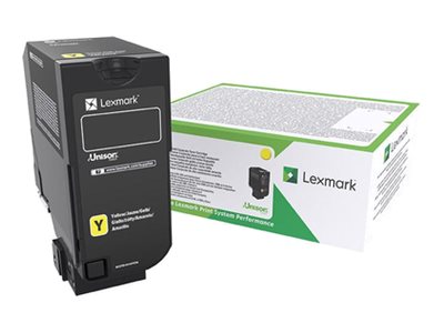 Lexmark - High Yield - yellow - original - toner cartridge LCCP, Lexmark Corporate - for Lexmark CS725de, CS725dte