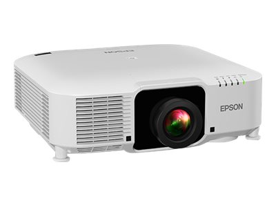 Epson EB-PU1008W - 3LCD projector - 8500 lumens (white) - 8500 lumens (colour) - WUXGA (1920 x 1200) - 16:10 - 1080p - LAN - white