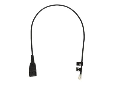 Jabra Cord QD-RJ10 - Standaard aansluitkabel om draadgebonden headsets op de meeste telefoons aan te sluiten