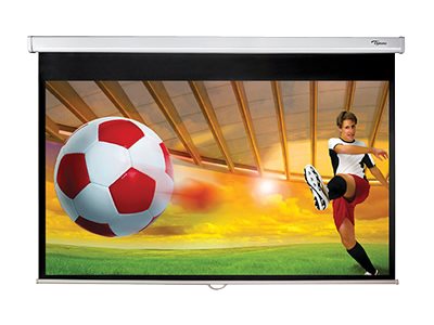 Optoma PWC - Projection screen - ceiling mountable, wall mountable - 92\" (233.7 cm) - 16:9 - Matte White - for Optoma HZ40STx