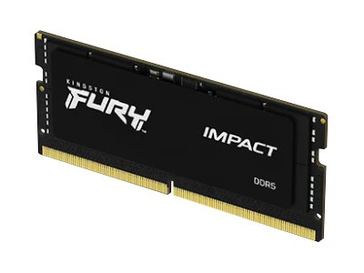 Kingston FURY Impact - DDR5 - module - 32 GB - SO-DIMM 262-pin - 4800 MHz / PC5-38400 - CL38 - 1.1 V - unbuffered - on-die ECC - for Intel Next Unit of Computing 13 Extreme Kit - NUC13RNGi9
