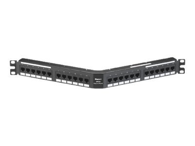 Panduit DP6 PLUS - Patch panel - CAT 6 - 1U - 19\" - 24 ports