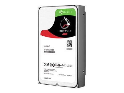 Seagate IronWolf ST4000VN008 - Hard drive - 4 TB - internal - 3.5\" - SATA 6Gb/s - 5900 rpm - buffer: 64 MB
