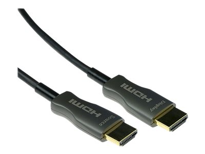 HDMI-kabel - HDMI male naar HDMI male - 15 m - hybride koper/vezel-optiek - 4K ondersteuning