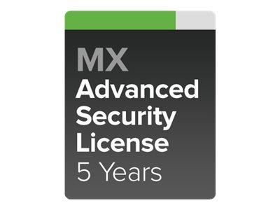 Meraki MX100 Advanced Security License - Subscription licence ( 5 years ) - 1 licence - for P/N: MX100-HW - Only available for Meraki Registered Partners. Sign Up at www.merakipartners.com
