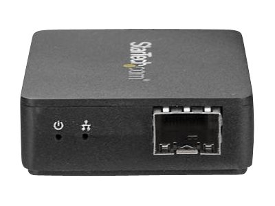 StarTech.com USB 3.0 to Fiber Optic Converter, Compact USB to Open SFP Adapter, USB to Gigabit Network Adapter, USB 3.0 Fiber Adapter Multi Mode(MMF)/Single Mode Fiber (SMF) Compatible - USB Ethernet adapter (US1GA30SFP) - Network adapter - USB 3.0 - 1000Base-LX/1000Base-SX x 1 - black