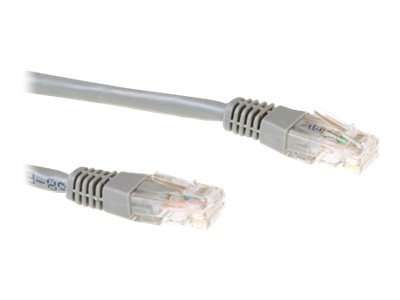 ECON-Line - Verbindingskabel - RJ-45 (M) naar RJ-45 (M) - 1 m - UTP - CAT 6 - grijs, RAL 7045