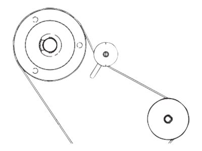 KIT MAIN DRIVE BELT 110XI4 (203 AND 300DPI) 140XI4 (203DPI) 170XI4 (203 AND 300DPI) 220XI4 (203DPI) / 105SLPLUS (203 / 300DPI)
