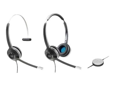 Cisco 532 Wired Dual - Headset - on-ear - wired - for Cisco DX70, DX70 - MSRP, DX80, DX80 (No Radio), IP Phone 8851, 8861, 8865, 8865NR