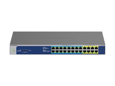 NETGEAR GS524UP - Switch - unmanaged - 8 x 10/100/1000 (PoE+) + 16 x 10/100/1000 (PoE++) - desktop, rack-mountable - PoE++ (480 W) - AC 100 - 230 V