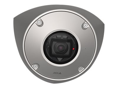 AXIS Q9216-SLV Steel - Network surveillance camera - dome - ligature-resistant - colour (Day&Night) - 4 MP - 2304 x 1728 - 720p, 1080p - M12 mount - fixed iris - fixed focal - audio - HDMI - LAN 10/100 - MJPEG, H.264, HEVC, H.265, MPEG-4 AVC - PoE Plus