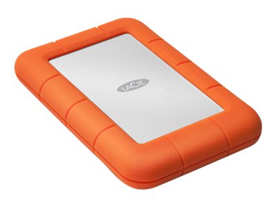 LaCie Rugged Mini - Hard drive - 1 TB - external (portable) - USB 3.0 - 5400 rpm