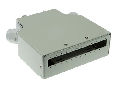IND DIN RAIL PATCHBOX 12 PORTS. 1 stk