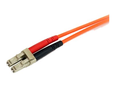 StarTech.com 1m Fiber Optic Cable - Multimode Duplex 62.5/125 - LSZH - LC/ST - OM1 - LC to ST Fiber Patch Cable (FIBLCST1) - Patch cable - LC multi-mode (M) to ST multi-mode (M) - 1 m - fibre optic - duplex - 62.5 / 125 micron - orange