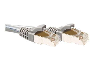 ACT - Patch cable - RJ-45 (M) - RJ-45 (M) - 15 m - screened shielded twisted pair (SSTP) - CAT 6a - snagless - grey, RAL 7045