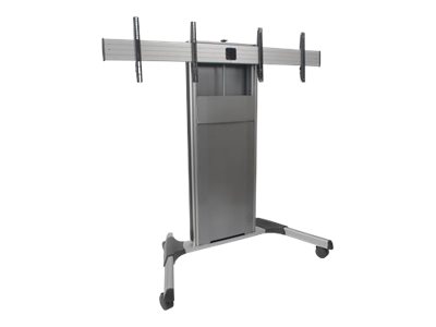 Chief Fusion X-Large Ultrawide TV Cart - For Displays 55-100\" - Silver - Cart - for interactive flat panel - silver - screen size: 55\"-100\"