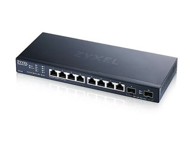 Zyxel XMG1915 Series XMG1915-10E - Switch - managed, NebulaFLEX cloud - L3 Lite - smart - 8 x 100/1000/2.5G + 2 x Gigabit SFP / 10 Gigabit SFP+ - desktop