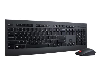 Lenovo Professional Combo - Keyboard and mouse set - wireless - 2.4 GHz - French