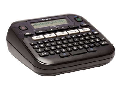 Brother P-Touch PT-D210VP - Labelmaker - B/W - thermal transfer - Roll (1.2 cm) - 180 dpi - up to 20 mm/sec - 2 line printing