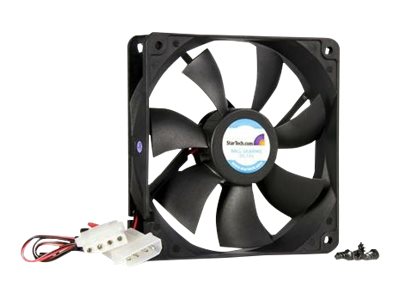 StarTech.com 120x25mm Dual Ball Bearing Computer Case Fan w/ LP4 Connector (FANBOX12) - System fan kit - 120 mm