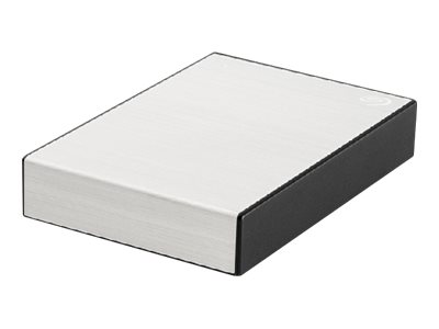 Seagate One Touch STKZ4000401 - Hard drive - 4 TB - external (portable) - USB 3.0 - silver - with Seagate Rescue Data Recovery