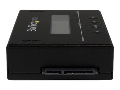 StarTech.com 1:1 Hard Drive Duplicator and Eraser for 2.5\" & 3.5\" SATA HDD SSD - LCD & RS-232 - 14GBpm Duplication Speed - Cloner & Wiper (SATDUP11) - Hard drive duplicator - 2 bays (SATA-600) - for P/N: SVA12M5NA