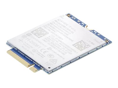 Quectel EM120R-GL - Wireless cellular modem - 4G LTE Advanced - M.2 Card - 600 Mbps - for (WWAN-ready): ThinkPad L14 Gen 2 20X1, 20X2, 20X5, 20X6, L15 Gen 2 20X3, 20X4, 20X7, P14s Gen 2 20VX, 20VY, 21A0, P15s Gen 2 20W6, 20W7, T14 Gen 2 20W0, 20W1, 2