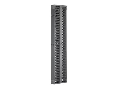Panduit PatchRunner 2 Dual Sided Manager - Rack cable management panel (vertical) - black - 45U