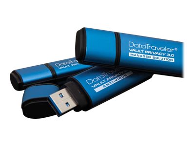 Kingston DataTraveler Vault Privacy 3.0 - USB flash drive - encrypted - 8 GB - USB 3.0 - Co-Logo Program - TAA Compliant