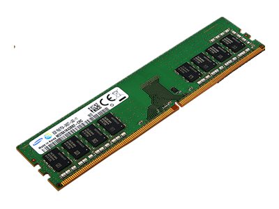 Lenovo - DDR4 - module - 8 GB - DIMM 288-pin - 2400 MHz / PC4-19200 - 1.2 V - unbuffered - non-ECC - for ThinkCentre M710, M715, M910, ThinkStation P310, P320, V520-15, V520S-08