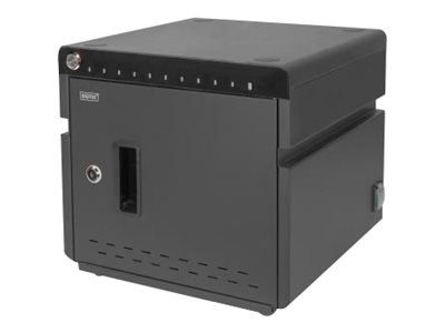 Charging desktop cabinet UV-C USB-C fan
