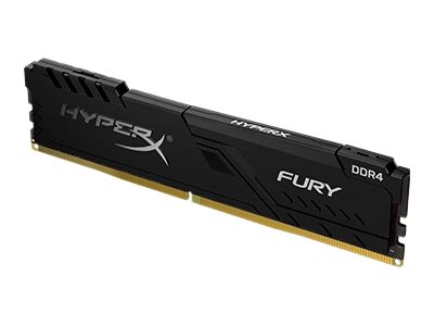 HyperX FURY - DDR4 - kit - 16 GB: 2 x 8 GB - DIMM 288-pin - 2666 MHz / PC4-21300 - CL16 - 1.2 V - unbuffered - non-ECC - black