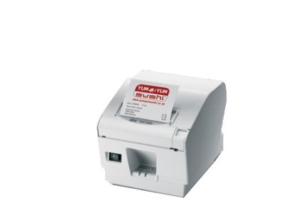 TSP743 II-24 no I/F WHITE Thermal receipt/barcode/label printer (Direct thermal58-82mm\Cutter\Software)