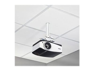 Chief Universal Suspended Ceiling Projector System - White - Bevestigingskit (interfaceplaat, plaat voor verlaagd plafond, kolom) - voor projector - vergrendelbaar - wit - verlaagd plafond - voor Epson PowerLite Home Cinema 20XX, Home Cinema 35XX, Sony VPL-FHZ57, HW65, VW365, VW665