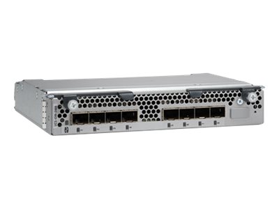 Cisco UCS 2408 Fabric Extender - Expansion module - 25 Gigabit SFP28 x 8 + 10Gb Ethernet x 32 - for UCS 5108 Blade Server Chassis, UCS Mini Smart Play Select 5108 Blade Server Chassis