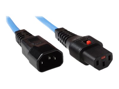 POWERCORD C13 LOCK-C14 BU 1.5M. 1 stk