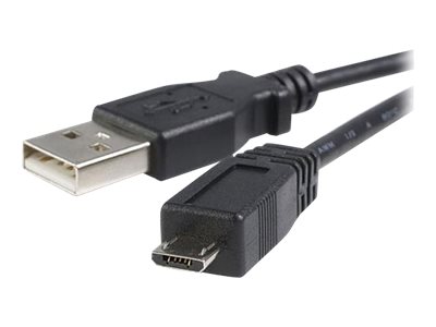 StarTech.com 1m Micro USB Cable A to Micro B - USB cable - USB (M) to Micro-USB Type B (M) - USB 2.0 - 1 m - black