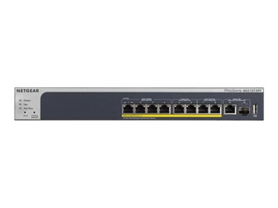 NETGEAR Smart MS510TXPP - Switch - L3 Lite - smart - 4 x 10/100/1000 (PoE+) + 2 x 100/1000/2.5G/5G (PoE+) + 2 x 100/1000/2.5G (PoE+) - desktop, rack-mountable - PoE+ (180 W)