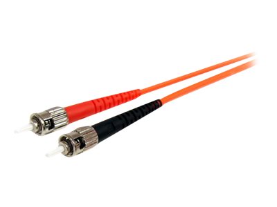 StarTech.com 2m Fiber Optic Cable - Multimode Duplex 62.5/125 - LSZH - LC/ST - OM1 - LC to ST Fiber Patch Cable (FIBLCST2) - Network cable - LC multi-mode (M) to ST multi-mode (M) - 2 m - fibre optic - duplex - 62.5 / 125 micron